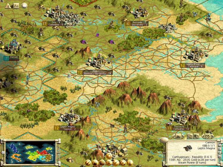 Особенности игры Sid Meier's Civilization III: Complete